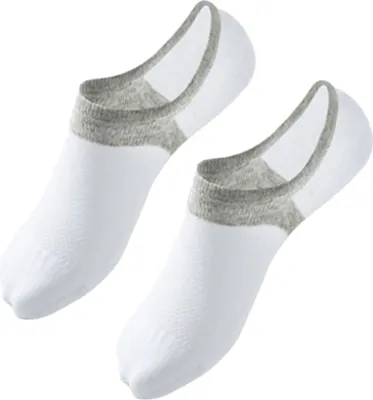 Produktbild von 1 Paar unsichtbare Uni-Socken, niedrig geschnitten, fahl, geruchsneutral, Netzstoff, einfarbig, hohe Elastizität, rutschfest, atmungsaktiv, weich, schweißabsorbierend, einlaufsicher, kurze Sport-Baumwollsocken