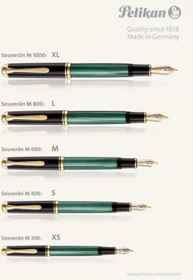 Image de Pelikan 987594 Stylo plume Pelikan "Souverän 1000", noir/vert, M