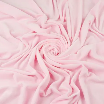 Produktbild von Baumwollvelours Bekleidungsstoff - blasses Rosa