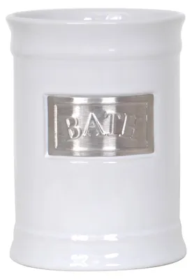 Produktbild von MSV Zahnputzbecher Zahnbürstenhalter Adelaïde 8 x 11 cm Weiß