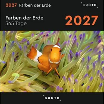 Obrázok produktu pre Farby Zeme – Kalendár KUNTH na celý rok 2027 (odtrhávateľný)