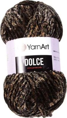 Produktbild von Dolce Chenille-Strickgarn Super Bulky, 100g, 120m, außergewöhnlich weich, strapazierfähig