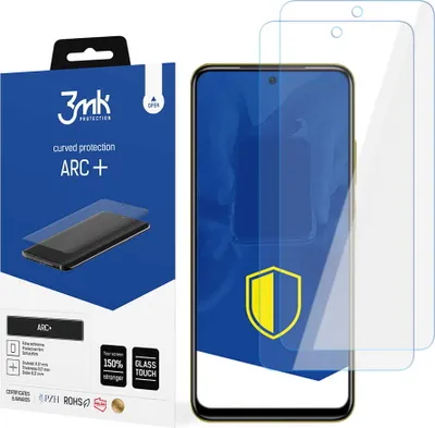 Produktbild von 3mk Display Schutzfolie ARC+ für Xiaomi POCO M4 Pro  0,17mm Self-Heal (2 Stück)