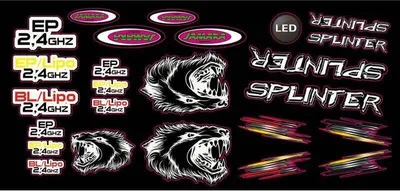 Produktbild von Jamara Dekorbogen Splinter