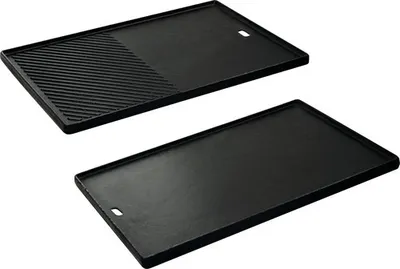 Produktbild von Enders Grillplatte Gusseisen 1/2 Switch Grid Chicago 4 – Für Spiegeleier, Gemüse, Fischfilets und Garnelen in der Außenküche