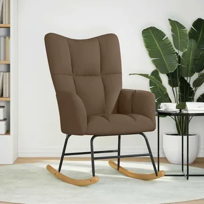 Obrázok produktu pre hojdacie kreslo vidaXL Brown Fabric