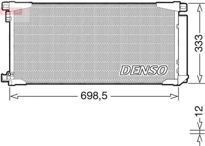 Obrázok produktu pre Kondenzátor, klimatizácia DENSO DCN50115