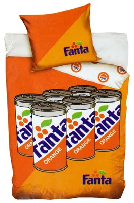 Produktbild von Bettwäsche Fanta Bettbezug 135x200cm Kissen 80x80cm Dosen Baumwolle
