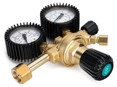 Zdjęcie produktu dla Regulator ciśnienia do spawarki argon CO2 manometr 0 315 bar