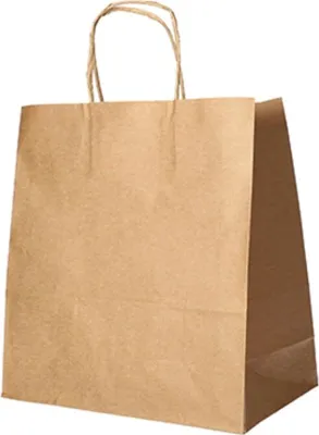 Zdjęcie produktu dla PAPSTAR 88845 PAPSTAR Papier-Tragetasche, 250 x 260 x 170 mm, braun