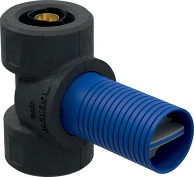 Produktbild von Geberit GE FlowFit, UP, Kugelhahn, SiBr, d20mm, mit Daemmung, 1 Stk.