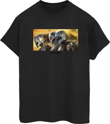 Produktbild von Star Wars - "The Mandalorian" T-Shirt für Damen BI45934 (M) (Schwarz)
