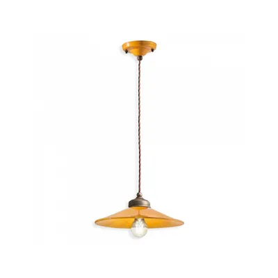 Image de Lustre Vintage Colors Iron And Ceramic 1 Light E27 30Cm