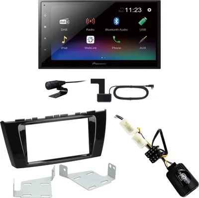 Produktbild von Pioneer DMH-A340DAB USB Bluetooth MP3 USB Einbauset für Mitsubishi Space Star