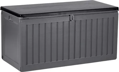 Zdjęcie produktu dla Skrzynia ogrodowa 109 x 51 x 55 cm 270 litrów szara
