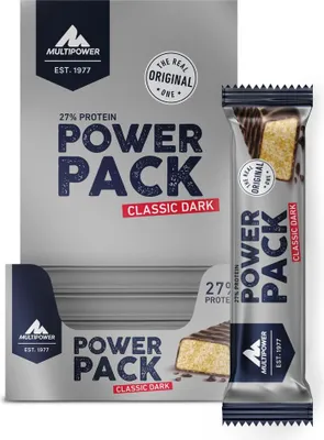 Produktbild von Multipower Power Pack- 24 Riegel a 35 g Classic Dark