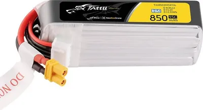 Produktbild von Tattu R-Line Lipo Akku Long Pack 850mAh 4S 15.2V 95C XT30U-F
