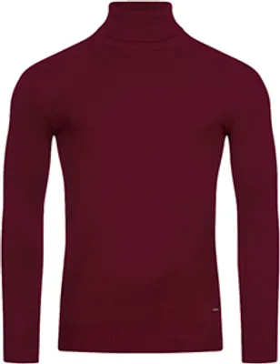 Produktbild von MONT EMILIAN "Le Mans" Herren Rollkragenpullover weinrot Gr. 2XL | ME-41
