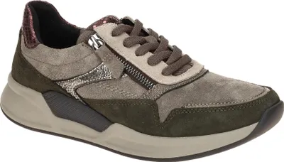 Produktbild von Gabor ROLLINGSOFT Damenschuhe - sportliche Schnür- Halbschuhe grau Freizeit NEU