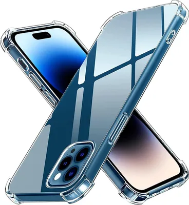 Immagine prodotto di Custodia per iPhone 14 PRO MAX - Custodia trasparente antiurto per telefoni cellulari Custodia protettiva antigraffio ultra sottile Phonillico