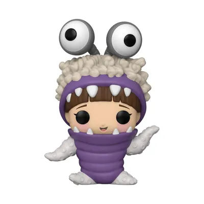 Zdjęcie produktu dla Funko Die Monster AG 20th Anniversary POP! Disney Winylowa Figurka Boo z kapturem do góry 9 cm FK57741