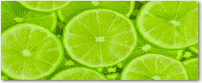 Produktbild von Tulup® Leinwandbild - 125x50 cm - Wandkunst - Drucke auf Leinwand - Leinwanddruck  - Essen & Getränke - Grün - Limetten
