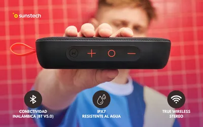 Obrázok produktu pre Prenosné reproduktory Bluetooth Sunstech BRICKLARGEBK Black 2100 W 10 W