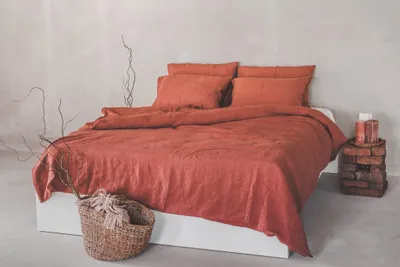 Produktbild von Set aus 1 Kissenbezug aus 100% Naturleinen mit Hotelverschluss