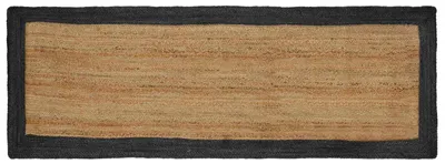 Produktbild von vidaXL Bereichsteppiche Dunkelgrau 80 x 200 cm Jute