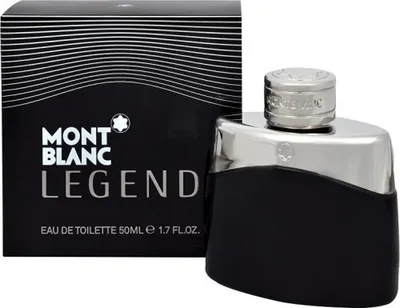 Obrázek produktu pro Montblanc Legend, Pánské, 50 ml, Nedoplnitelná lahvička, Bergamot, Levandule, Jasmín, Růže, Dub, Santalové dřevo, Tonkové boby