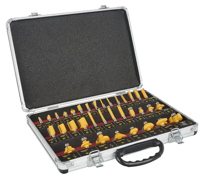 Immagine prodotto di Set-kit 35 frese per scanalatura del legno, punte da taglio legno in acciaio,, 8 mm,HSS , Keltin