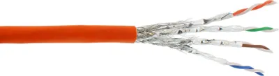 Image de InLine® Câble d'installation Cat.7a, S/FTP (PiMF) 4x2x0,58 AWG23, 1200MHz, B2ca, 10m