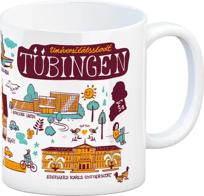 Produktbild von Tübingen Wimmelgrafik Kaffeebecher