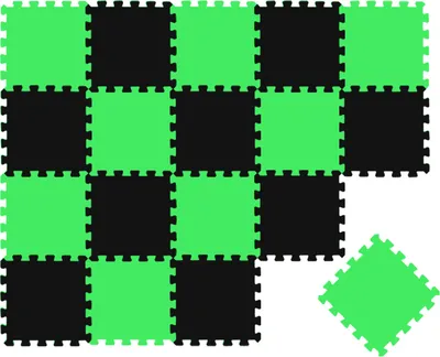 Produktbild von 18 Teile Baby Kinder Puzzlematte ab Null - 30x30 Puzzle Spielmatte Krabbelmatte