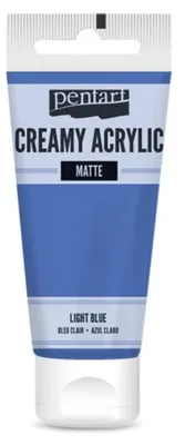 Obrázek produktu pro Krémová akrylová barva matná PENTART 60 ml SVĚTLÁ MODRÁ