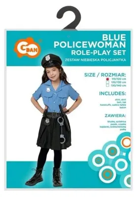 Obrázek produktu pro Dětský kostým "Modrá policistka", velikost 120/130 cm - Godan