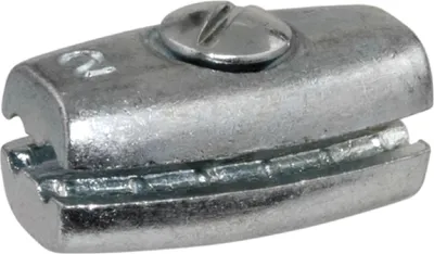Produktbild von Drahtseilklemme (Litzenverbinder) für Seildurchmesser 2 mm, Tempurguss verzinkt
