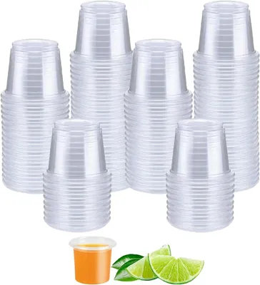 Obrázok produktu pre Plastové shot poháre 2 cl, opakovane použiteľné, BPA-free, 100 kusov, na párty