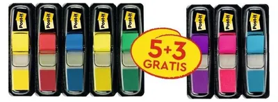 Obrázok produktu pre Post-it 683-P5+3 Post-it Haftmarker Index Mini, 11,9 x 43,2 mm, 5+3 GRATIS