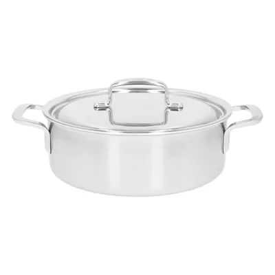 Produktbild von Patelnia głęboka z 2 uchwytami i pokrywką demeyere 5-plus 40851-381-0 - 24 cm