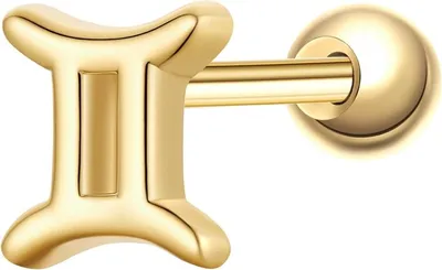 Produktbild von Piercing Sterling Silber gelbgold