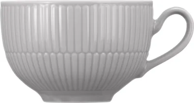 Produktbild von Seltmann Weiden Amina Silbergrau uni Milchkaffeeobertasse 0,35l