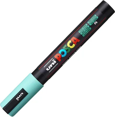 Obrázok produktu pre Posca unikátna značka PC-5M 2,5 mm modrozelená