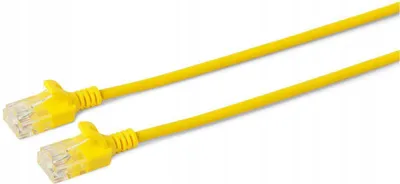Produktbild von Microconnect V-UTP6A01Y-SLIM, 1 m, Cat6a, U/UTP (UTP), RJ-45, RJ-45, Gelb