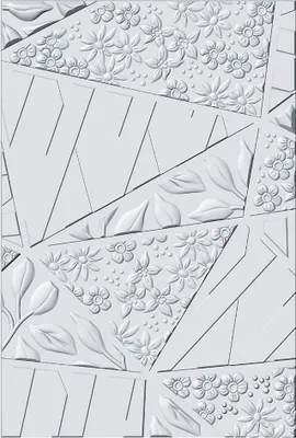 Produktbild von SIZZIX - 3D Textured Impressions Embossing Folder - Fragmented Floral