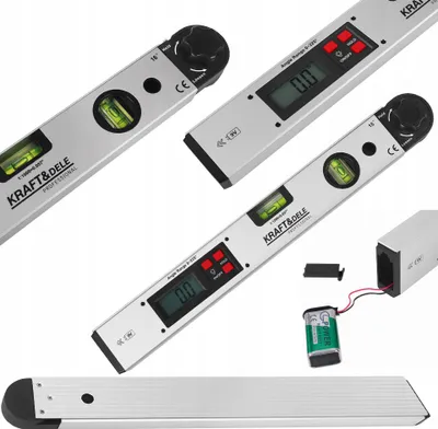 Zdjęcie produktu dla Kątomierz Elektroniczny z Poziomnicą LCD 400 mm Karf&Dele