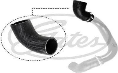 Produktbild von GATES 09-0499 Turbo Ladeluftschlauch für FIAT STILO (192) STILO Multi Wagon (192) Stilo Kasten / Kombi (192)