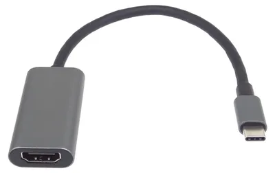 Produktbild von PremiumCord USB-C zu HDMI Konverter, 4K und FULL HD 1080p Auflösung, Metallgehäuse