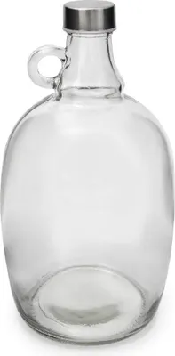 Produktbild von 2L Flasche mit Schraubverschlüss Weinballon Glasballon Weinflasche Gallone