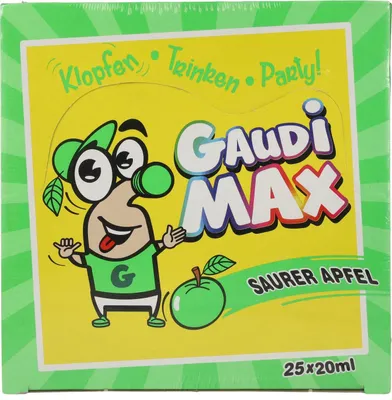Produktbild von Gaudi-Max SAURER APFEL 16% Vol. 25x0,02l